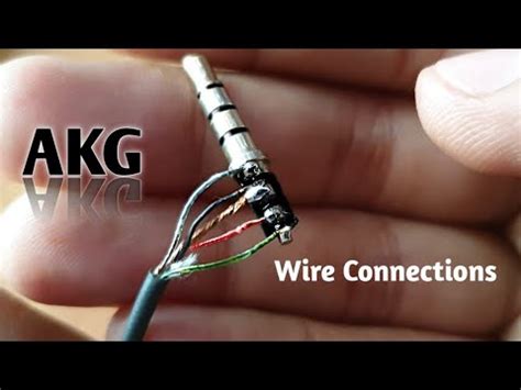 akg earphone wire connection youtube