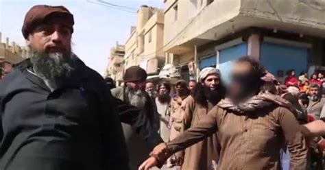 brutal isis video shows man s hand being chopped off in
