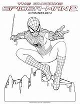 Spider Man Coloring Pages Amazing Spiderman Printable Coupon Click Getdrawings sketch template