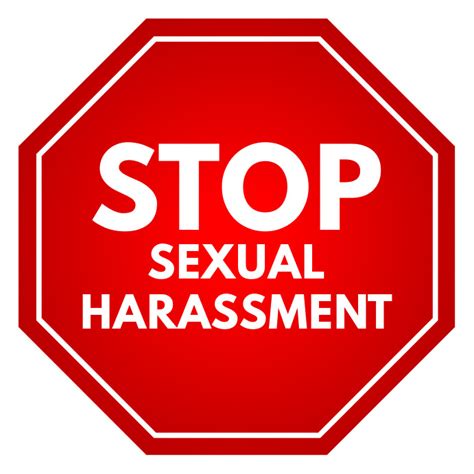 stop sexual harassment sign board template postermywall