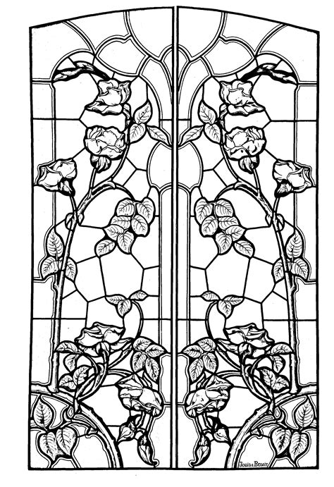 stained glass drawing  paintingvalleycom explore collection  stained glass drawing