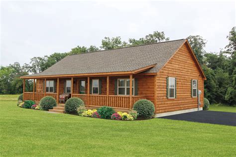 musketeer modular log homes  pa cape  style cabins