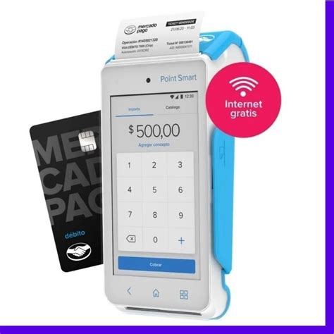 terminal cobro mercado pago point smart  pos tarjetas mercado libre