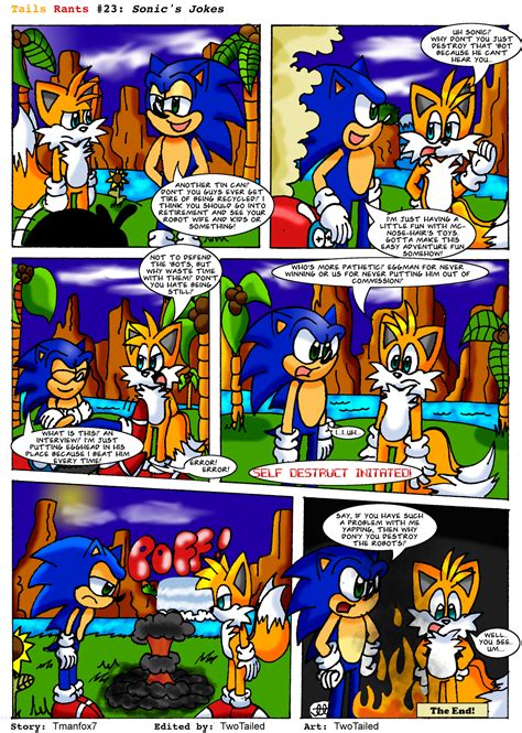 Tails Rants 23 Sonic S Jokes Collab By