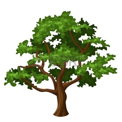 oak tree stock vector oak tree drawings oak tree silhouette fall