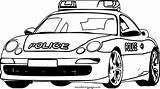 Coloring Police Cars Print Color sketch template