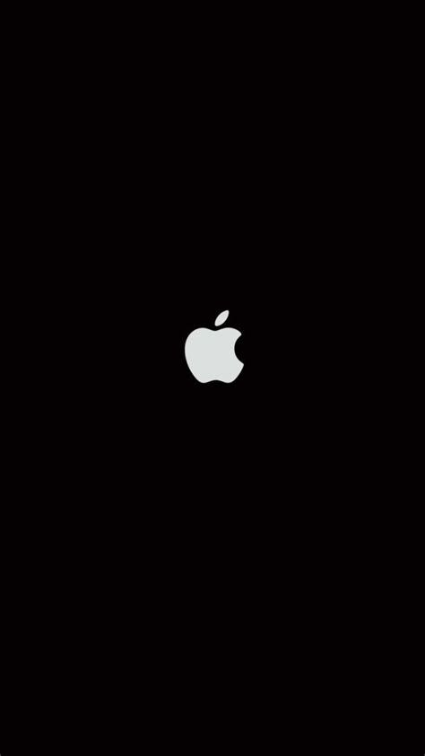 iphone 7 black apple wallpaper lit it up