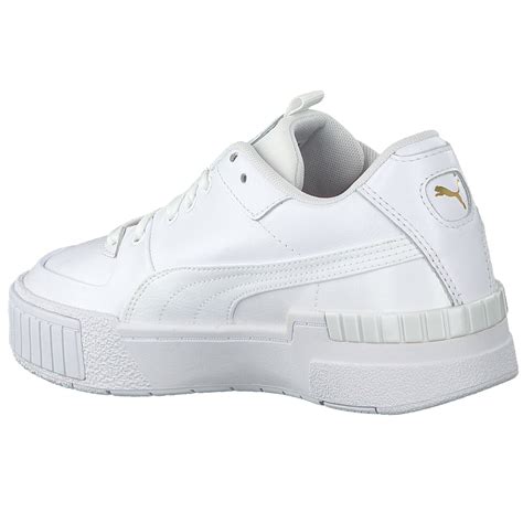 Puma Damen Cali Sport Wn´s Sneaker Weiß Gold 373871 01 Schuhroom De