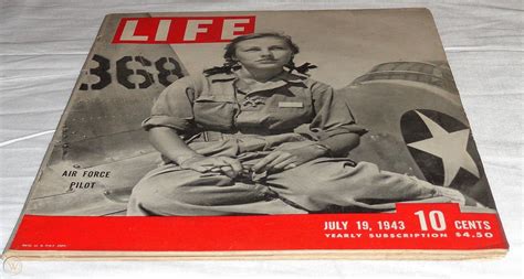 Life Magazine Wwii Female Woman Usaf Air Force Pilot Shirley Slade July