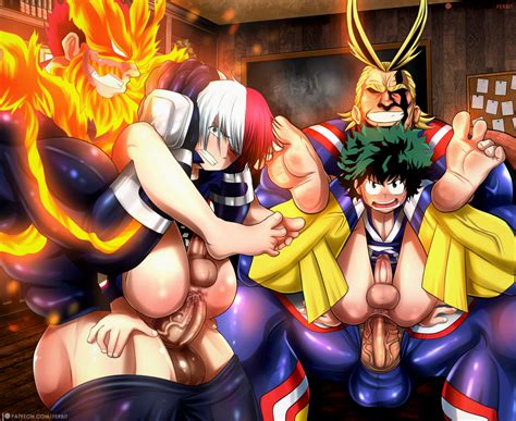 Ferbit All Might Endeavor Boku No Hero Academia Midoriya Izuku