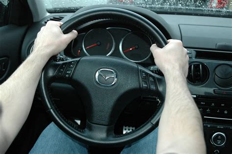 hold   hold  steering wheel