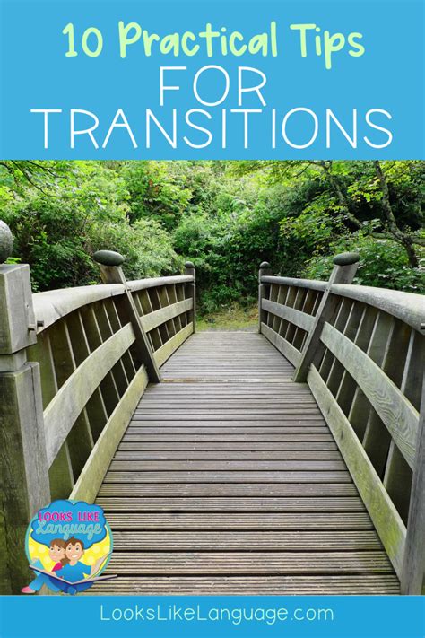 practical tips  easier transitions   language