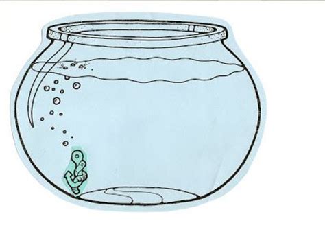 fishbowl clipart empty fish bowl coloring sheet image clipartix