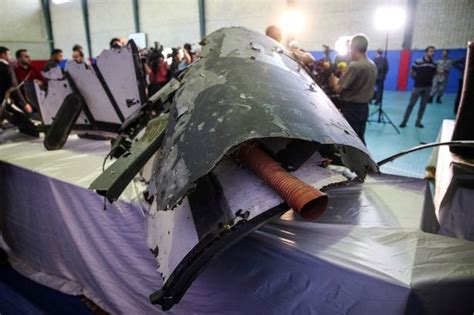 iran releases     drone shot   surface  air missile world news
