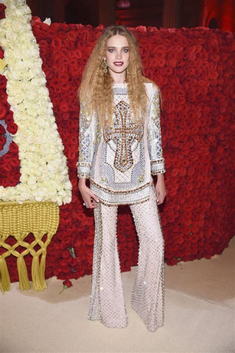 natalia vodianova s balmain met gala look balmain dresses at the met gala 2018 popsugar