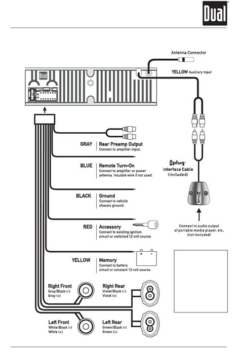 dual radio wiring harness diagram
