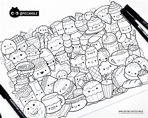 inktober day  food inktober  piccandle  deviantart kawaii