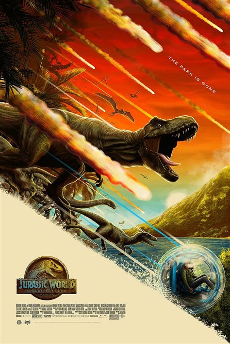 Jurassic World Fallen Kingdom By Mike Saputo Screen Print Buy Online