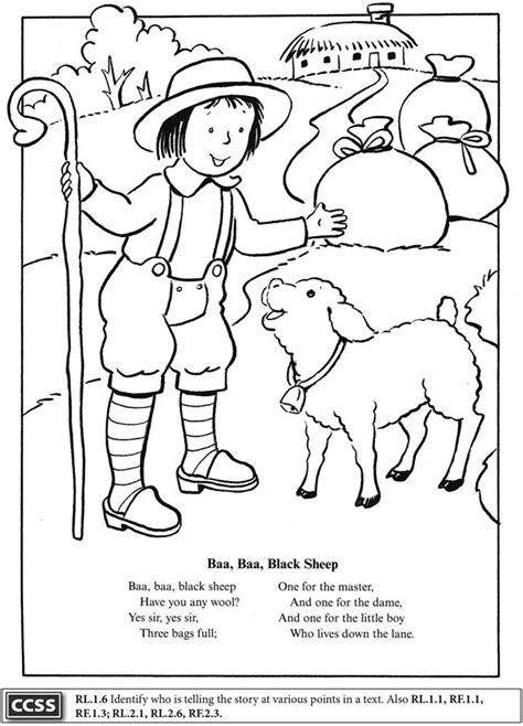 dover publications coloring pages nursery rhymes