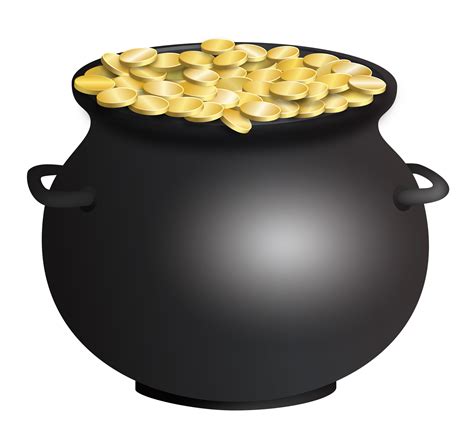 Vector Pot Of Gold Png Png All