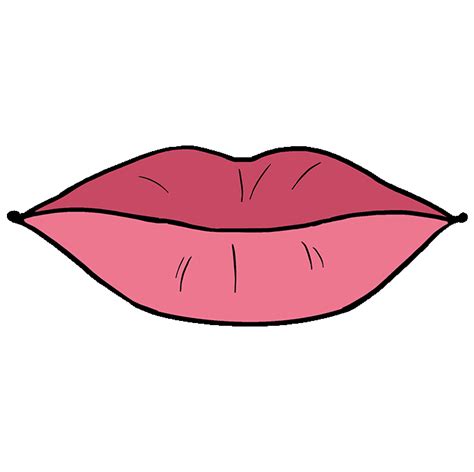 draw lips  easy drawing tutorial