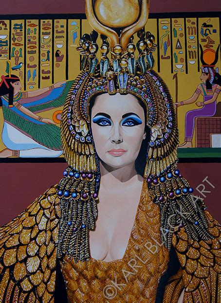 Elizabeth Taylor As Cleopatra Karl Black Art