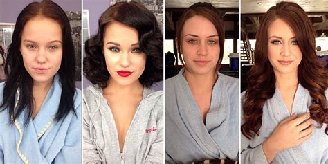 make up artist posts shocking before and after photos of the porn stars