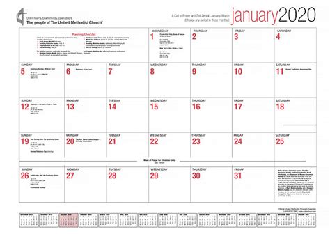 liturgical calendar um church template calendar design