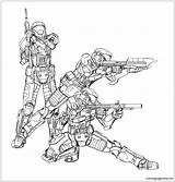 Halo Spartan Coloringpagesonly sketch template