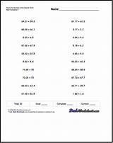 Rounding Decimals Numbers Number Worksheets sketch template