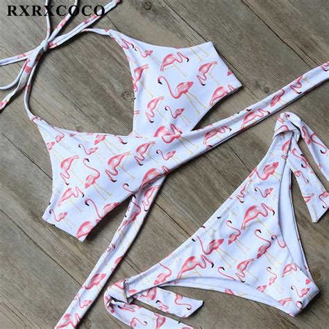 Big Sale Rxrxcoco 2018 Hot Sexy Cross Brazilian Bikinis Women Swimwear