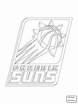 Coloring Pages Nba Suns Logo 76ers Sport Printable Phoenix Indiana Pacers Print Color Getcolorings Getdrawings Search sketch template