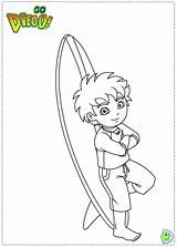 Coloring Go Diego Dinokids Pages Close Print sketch template