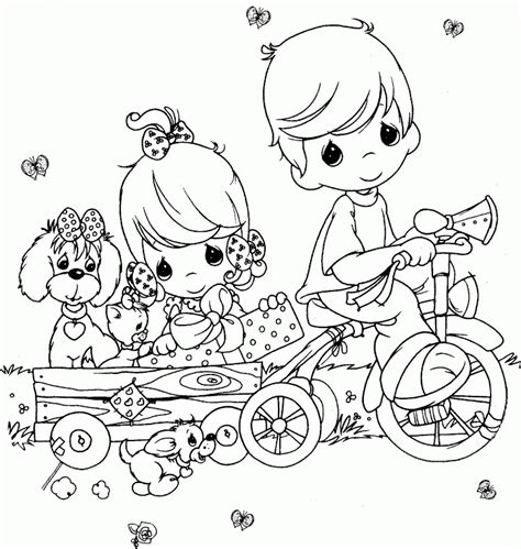 precious moments christmas coloring pages coloring home