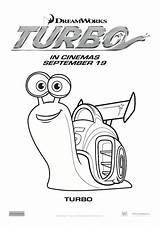 Turbo Coloring Pages Dreamworks Print Pages4 Color Kids Coloringtop sketch template