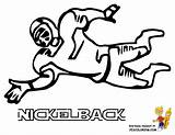 Football Nickelback Gritty Gridiron sketch template