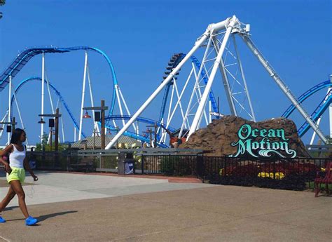 ocean motion flat ride  cedar point parkz theme parks