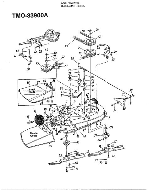 hp  riding mower diagram parts list  model  mtd parts riding mower tractor parts