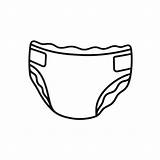 Diaper Baby Vector Icon Isolated Illustration Illustrations Clip Stock Background Graphics Vectors sketch template