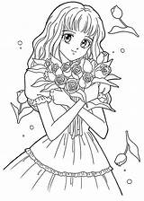 Coloring Pages Anime Girl School Boy Printable Getcolorings sketch template