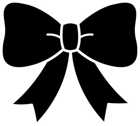 black bow silhouette silhouette clip art bow image black  white