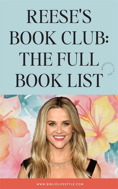 bibliolifestyle reese s book club the complete list 2024
