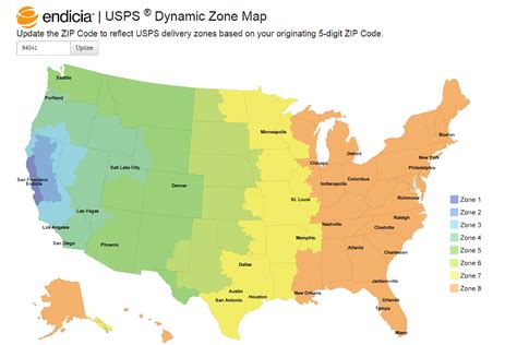 endicias dynamic zone map takes  guesswork   delivery zones