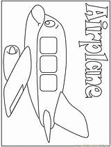 Coloring Air Transportation Pages Transport Printable Vehicle Airplane Clipart Kids Library Popular sketch template