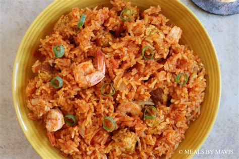 Ghanaian Jollof Rice Meals By Mavis