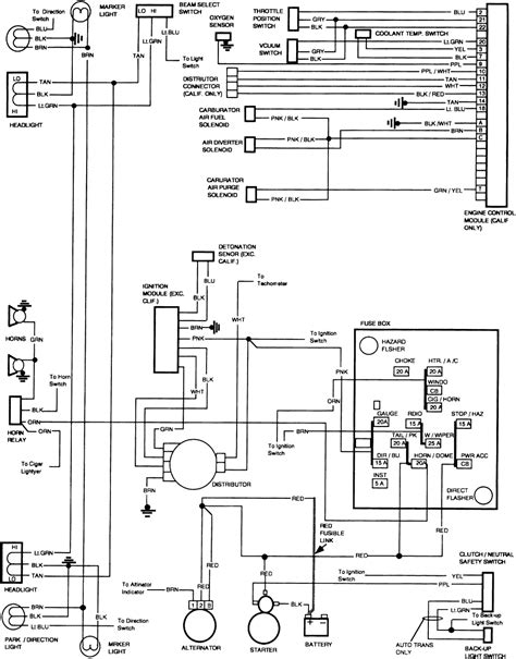 wiring diagram head lights  blazer