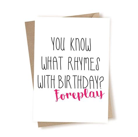 Buy Funny Birthday Card Sexy Card For Him Naughty