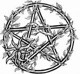 Coloring Pentagram Pagan Wiccan Pentacle Pentagramm Tiggi Witchcraft Wicca Symboler Galery Ifokus Sketch Designlooter sketch template
