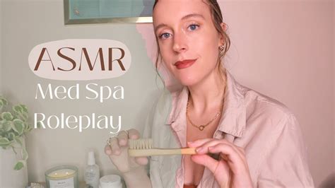 asmr med spa role play facial gua sha layered sounds personal