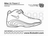 Pippen Kicksart sketch template